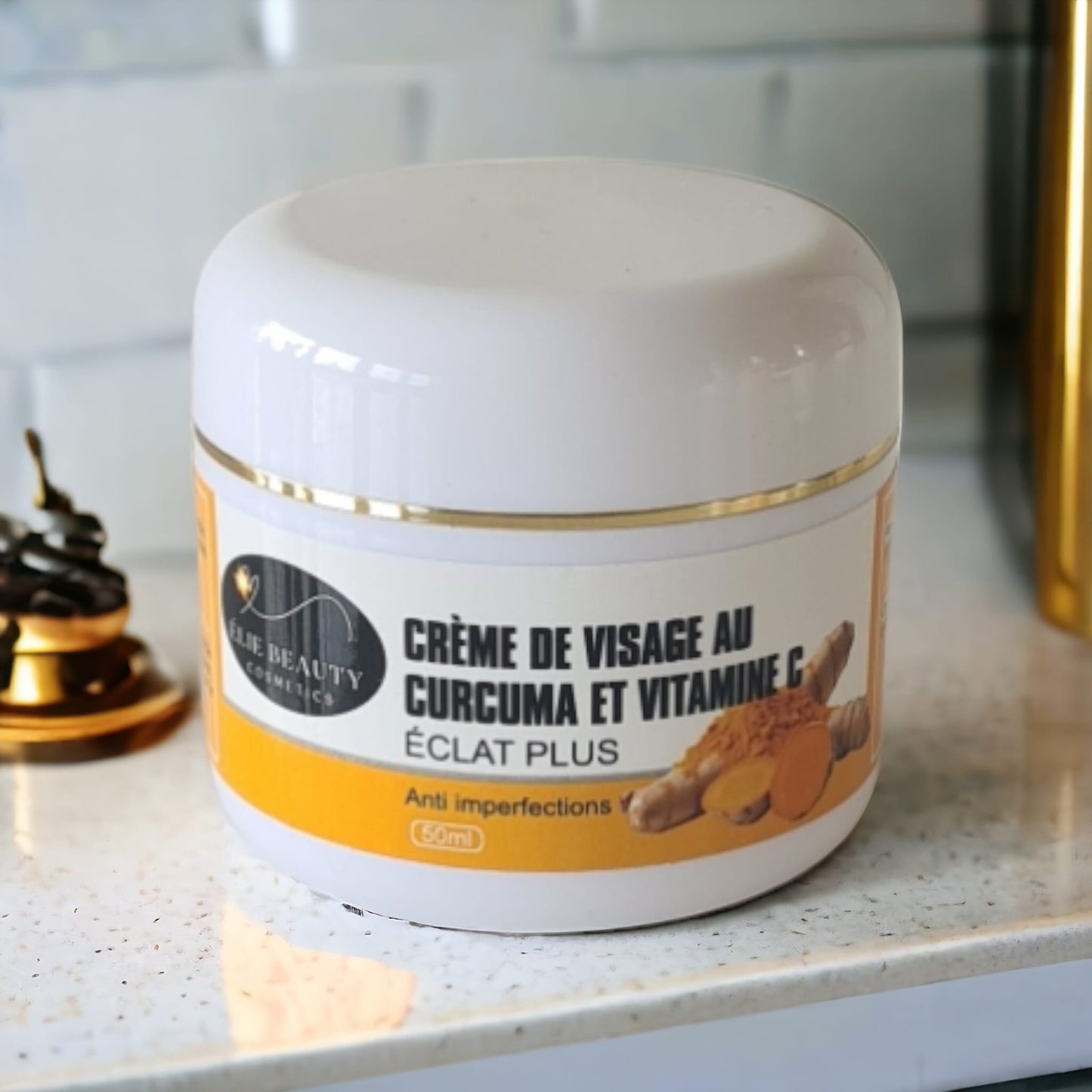 Crème de visage au Curcuma et vitamine C