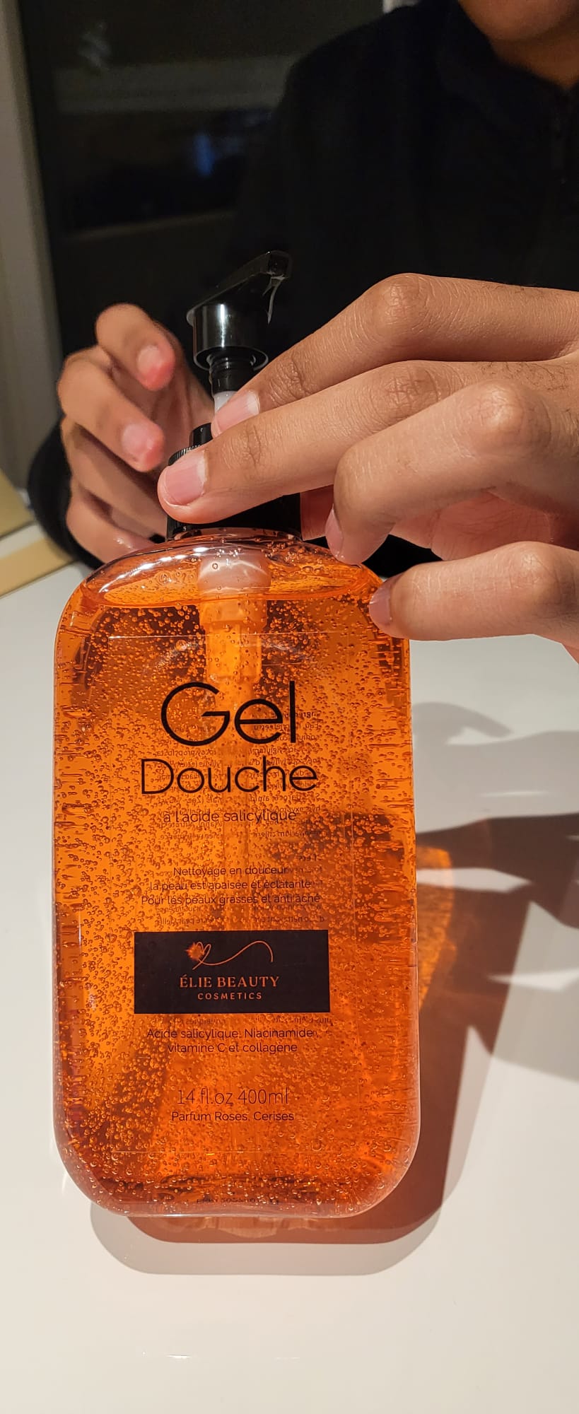 Gel douche corps à l'acide salicylique (stop boutons, dartres, démangeaisons) 400ml